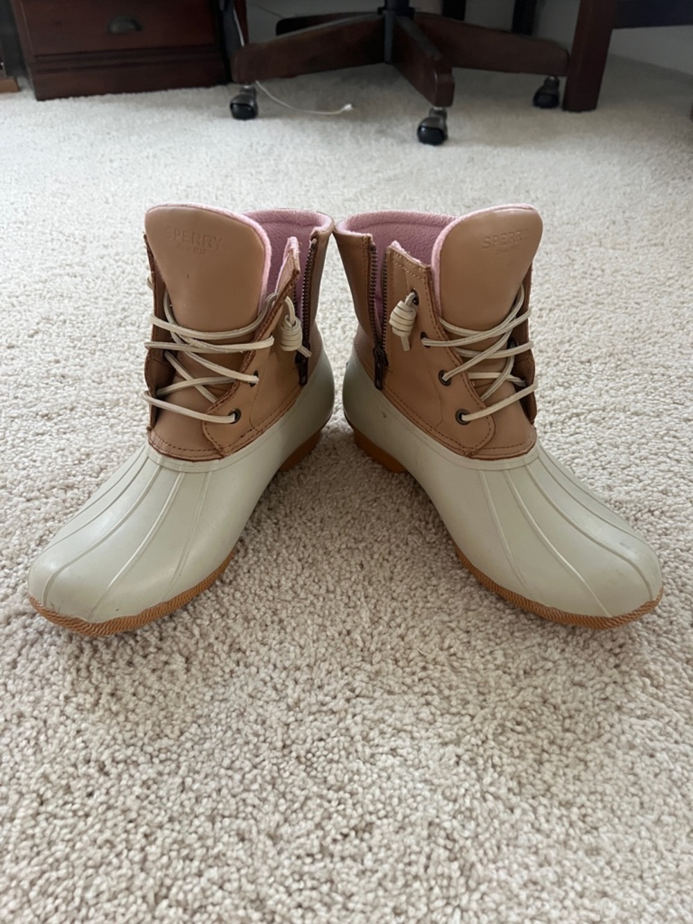 Sperry fleece lined Duck Boots size 10